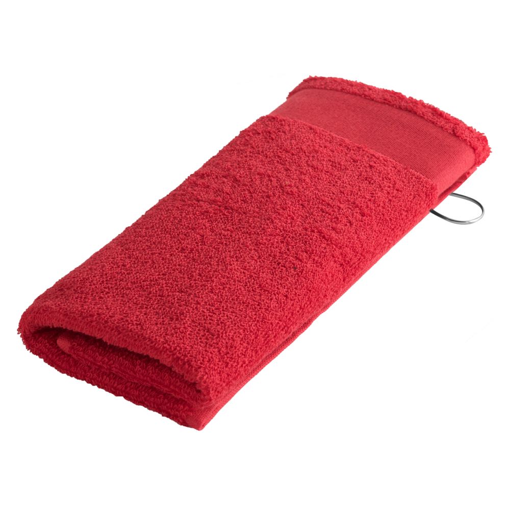 Sophie Muval Golfhandtuch 55x30 cm, 450 gr/m² - Rot (PMS 199c) / Rot