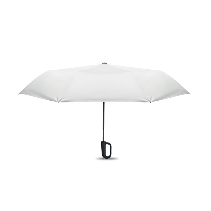 UMKRAB - Windproof Regenschirm 21" - weiß