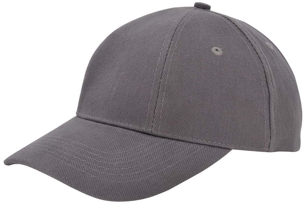 Nilton's Turned Brushed Cap, 260 g/m² - Dunkelgrau (PMS Cool Gray 11c) / Dunkelgrau
