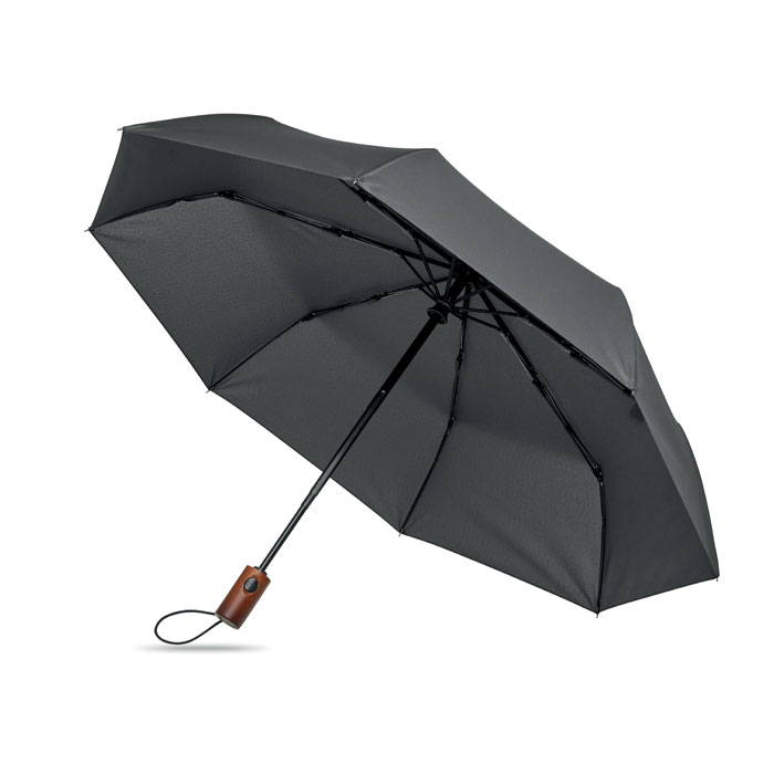 RAYNA FOLD - 21" Automatik Regenschirm - Steingrau
