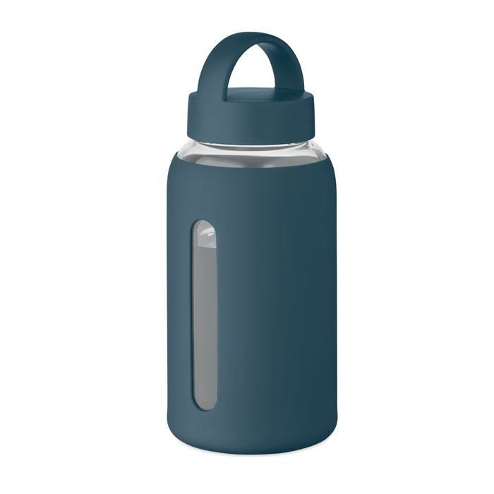 BORIS - Flasche Borosilikatglas 600ml - Marineblau