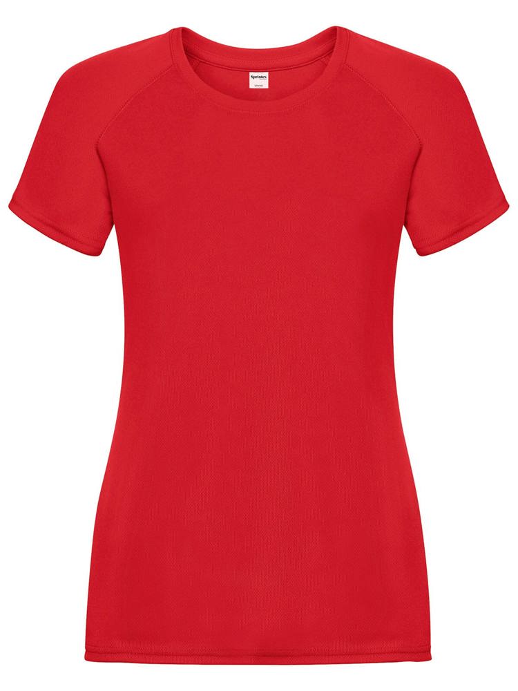 SP Run Damen Sportshirt, 140 g/m² - Rot
